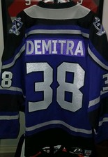 VINTAGE #38 Pavol DEMITRA Los Angeles KINGS Off. Lic. PRO PLAYER Jersey, Men XL