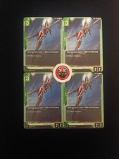 Gundam TCG wings of advance st02-002 wing gundam bird mode playset x4