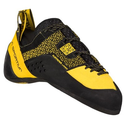La Sportiva Mens Katana Lace Rock Climbing Shoes 7.5 Yellow/Black 2