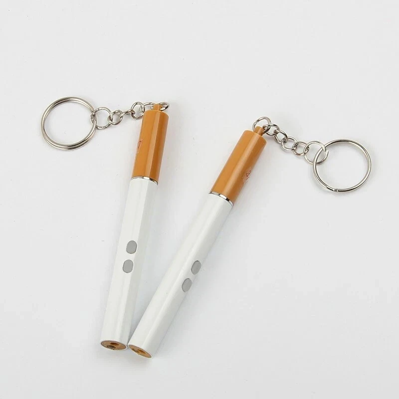 cigarette laser NEW 2-pack Realistic - Pointer, LED Flashlight & Pen Keychain! Best Cigarette Laser Perforation Machine