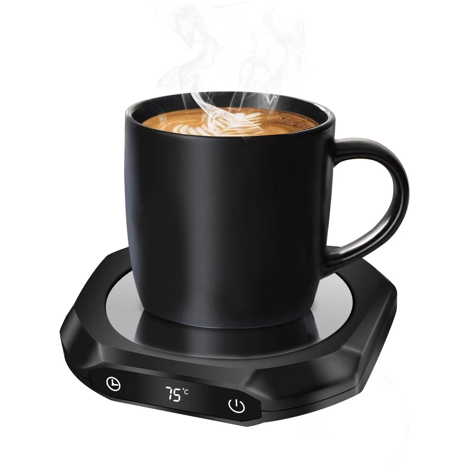Mug Warmer,MQUPIN Coffee Warmer for Desk with 3 Temperature Settings Black