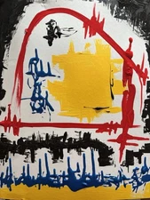 Mid Century Modern Inspired Abstract Painting