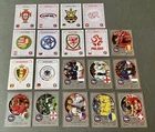 19 PANINI EURO 2016 FRANCE SWISS STAR VERSION STICKERS BADGES/FOILS (MINT)