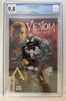 Venom First Host #1 Bagley A Cover CGC 9.8 NM/M 1st Tel-Kar Symbiote Key Marvel