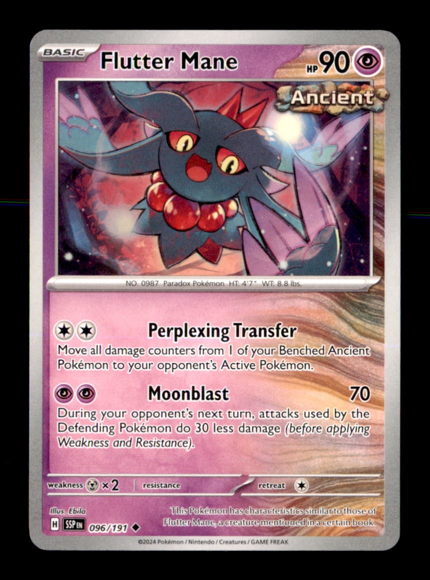 Flutter Mane 096/191 Uncommon Surging Sparks Pokemon Near Mint