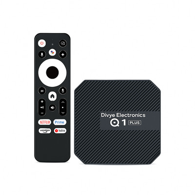 Android 10.0 TV Box, Q1  Android Box H313 4GB RAM 32GB ROM Quad-core WiFi 2.4GHz