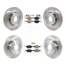 Front Rear Ceramic Pad And Disc Brake Rotors Kit For 2018-2021 Ford EcoSport FWD