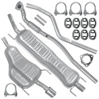Auspuff SchalldäMpferset Auspuffanlage FüR Opel Astra H Iii 3 1.8 Kombi Caravan