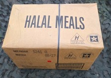 US Military MRE Case HALAL "NEW" Emergency Food Meals Sealed Prepper Dated 08/27