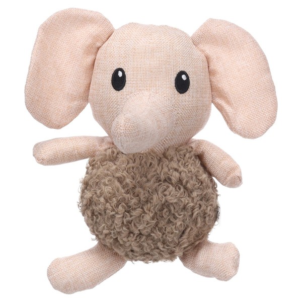 Flamingo Kopya Elefant Hundespielzeug Beige 22,5X17X23Cm Mit Squeaker-image