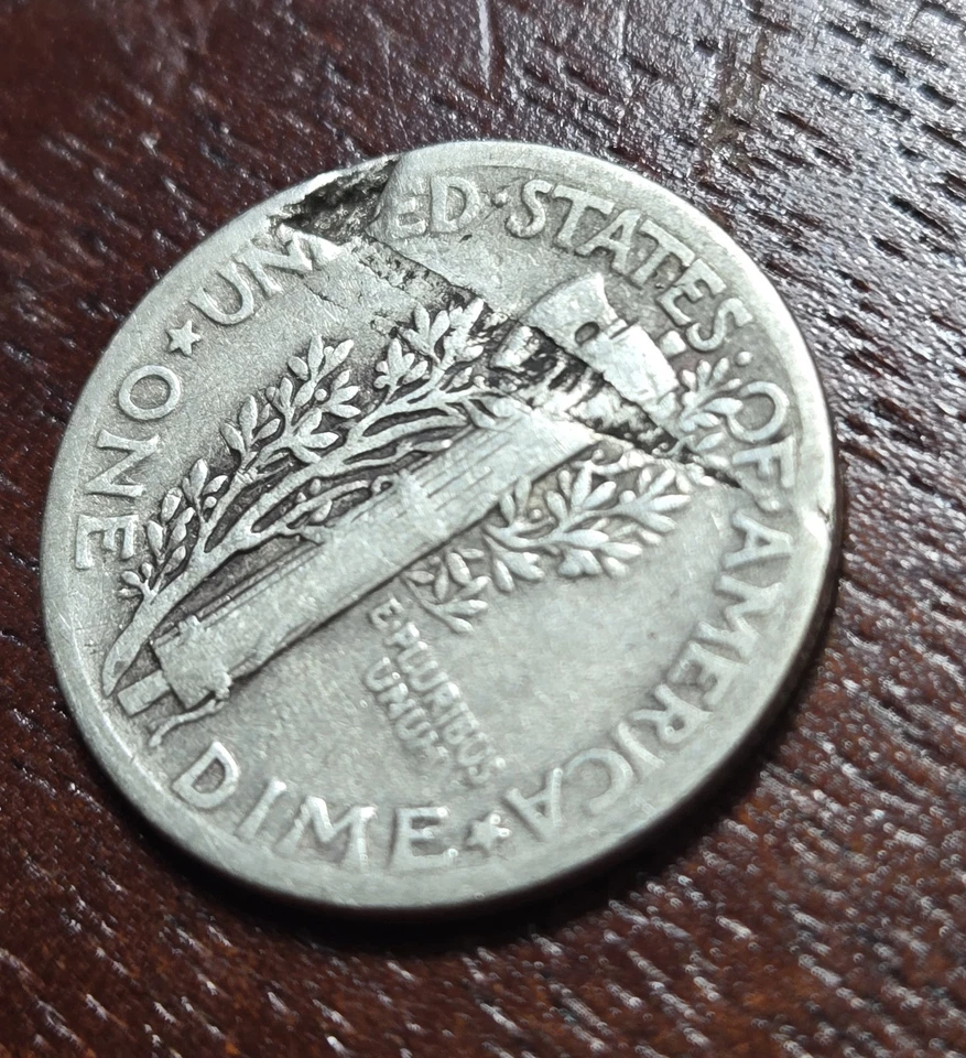 1942 Mercury Dime Lamination Error - Image 4 of 4