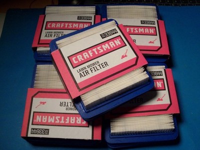 craftsman Briggs & Stratton 491588S Flat Air Filter 10 FILTERS GREAT DEAL OEM