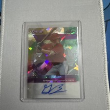 GRIFFIN BURKHOLDER 2024 Leaf Vivid XRC Crystals Auto Prospect RC /9