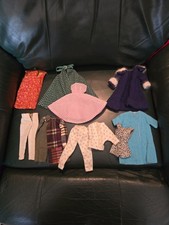 VTG 1960's BARBIE DOLL Clothes 12 Pieces Pants Coats Dress Pjs