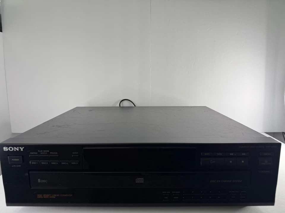Sony Compact Disc Player CDP-C235 5 Disc Tauscher Digital Servo Sys - ohne Fernbedienung