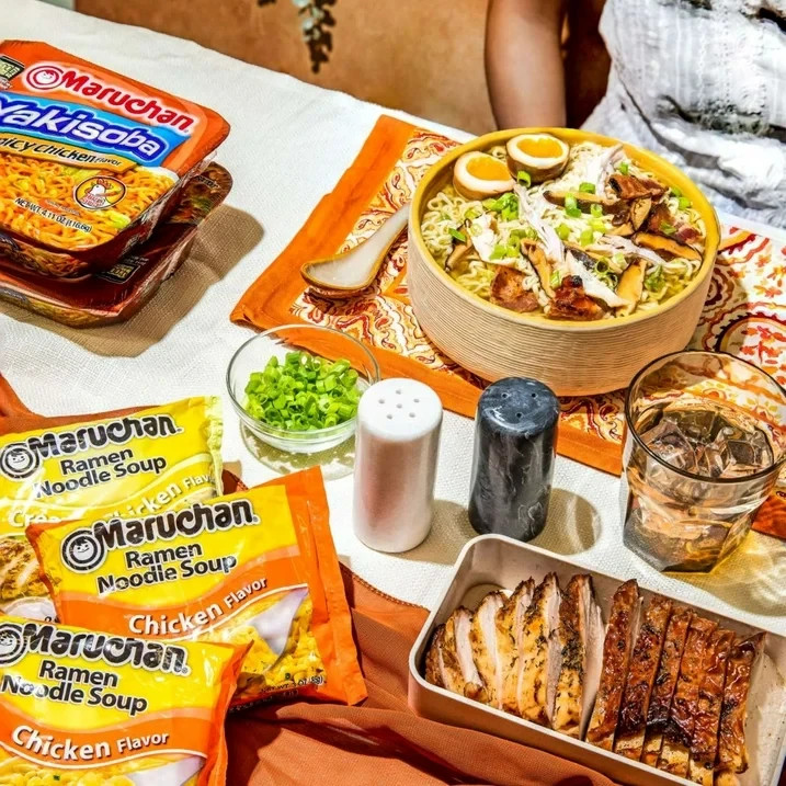 Maruchan Ramen Noodle Chicken Flavor Soup, 3 oz, 12 Count Shelf Stable Package