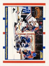 1990-91 Score Canadian #369 Edmonton Oilers/Chicago Blackhawks