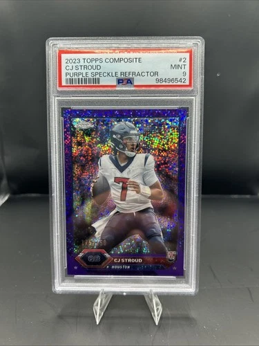 2023 Topps Composite - C.J. Stroud #2 Purple Refractor /275 (RC) PSA 10