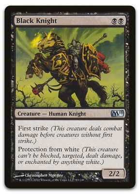 #ad #ad Black Knight #83 NM Magic 2011 M11 Magic MTG $2.49