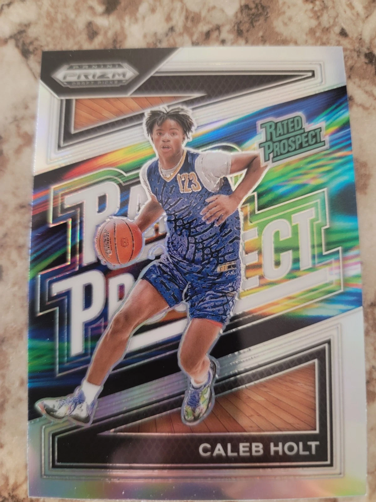 Caleb Holt trading card