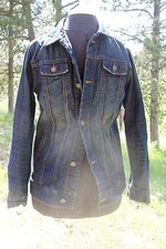 KIDS Youth ARIZONA Girls/Boys Dark Blue Denim JEAN JACKET X Large 14/16 NWT