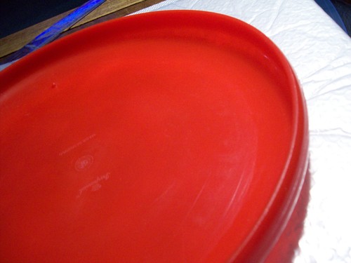 Vintage "IMPERIAL" All Pro 180gm RED with Gold Trim Flying Disc, EXC Cond ! - 第 10/12 張圖片