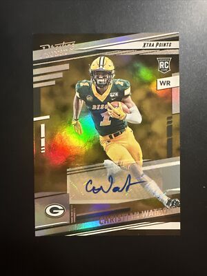 2022 Prestige Christian Watson Xtra Points Rookie RC Auto