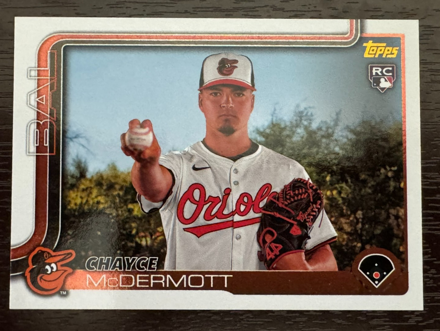 2025 Topps CHAYCE MCDERMOTT #32 Golden Mirror RC rookie Orioles SSP