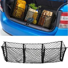 Envelope Style 3Pocket Trunk Heavy-Duty Storage Organizer Net For Subaru BRZ WRX
