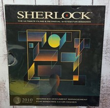Sherlock The Ultimate Filing Retrieval System For Windows Vintage PC 1994 NEW