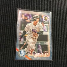 2018 TOPPS GYPSY QUEEN #137 CARLOS GONZALEZ *INDIGO #78/250*  COLORADO ROCKIES