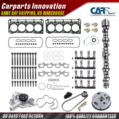 FOR 11-15 Chrysler Dodge Jeep 6.4L NON MDS Lifters Kit Camshaft Head Gaskets Kit