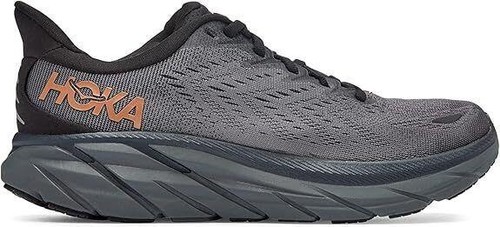Hoka One One Mens Clifton 8 Running Shoe Gray Size 9.5 M Mens Hoka One One Clifton 8 Gray Athletic Road Running  main image 4