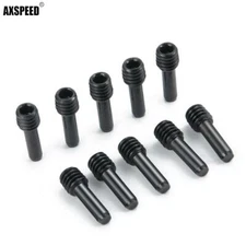 10pcs M4CNC Shaft Screw Set 4x12mm Black For RC 1/10 Axial SCX10 Rock Crawler