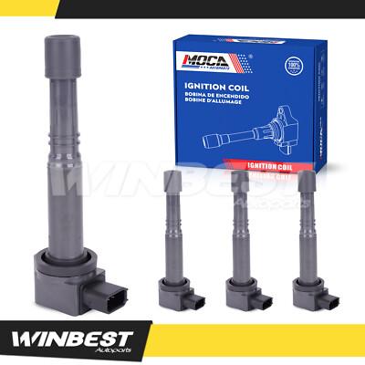 4x Ignition Coils fit Honda Civic Accord Element S2000 Acura RSX CSX 2.0L 2.4L