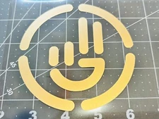 Hand Wave Vinyl Decal Lotsa Sizes & Colors - Fits Jeep CJ TJ YJ Wrangler Rubicon