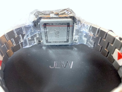 $495 JBW DIAMONDS CRYSTAL SILVER TONE STAINLESS STEEL LADIES WATCH 28MM NEW NIB - 第 10/10 張圖片