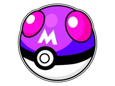 Master Poke Ball Waterproof Vinyl Sticker Decal Die-Cut 