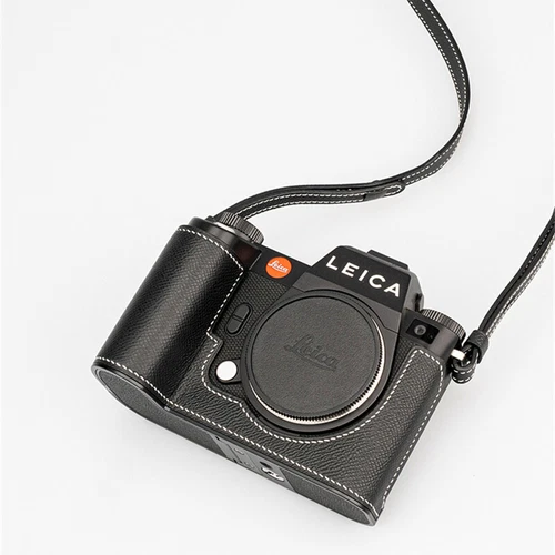 Nuevo Medio Estuche para Cámara Leica SL3 Cuero Genuino Inserto Cubierta Kontice Hecho a Mano - Imagen 30 de 30