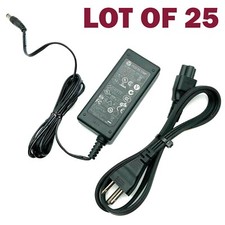 Lot of 25 Genuine Polycom AC Adapter 24V 0.5A for Soundpoint IP HD Phone w/Cord