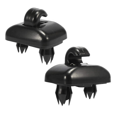 2PCS Sun Visor Clip Black for Audi A3 A4 A5 Q5 A7 B6 B7 B8 S4 S5 TT 8E0857562A