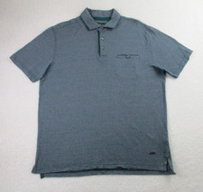 Rodd Gunn Polo Shirt Mens L Original Fit Green Pink Knit Short Sleeve Active