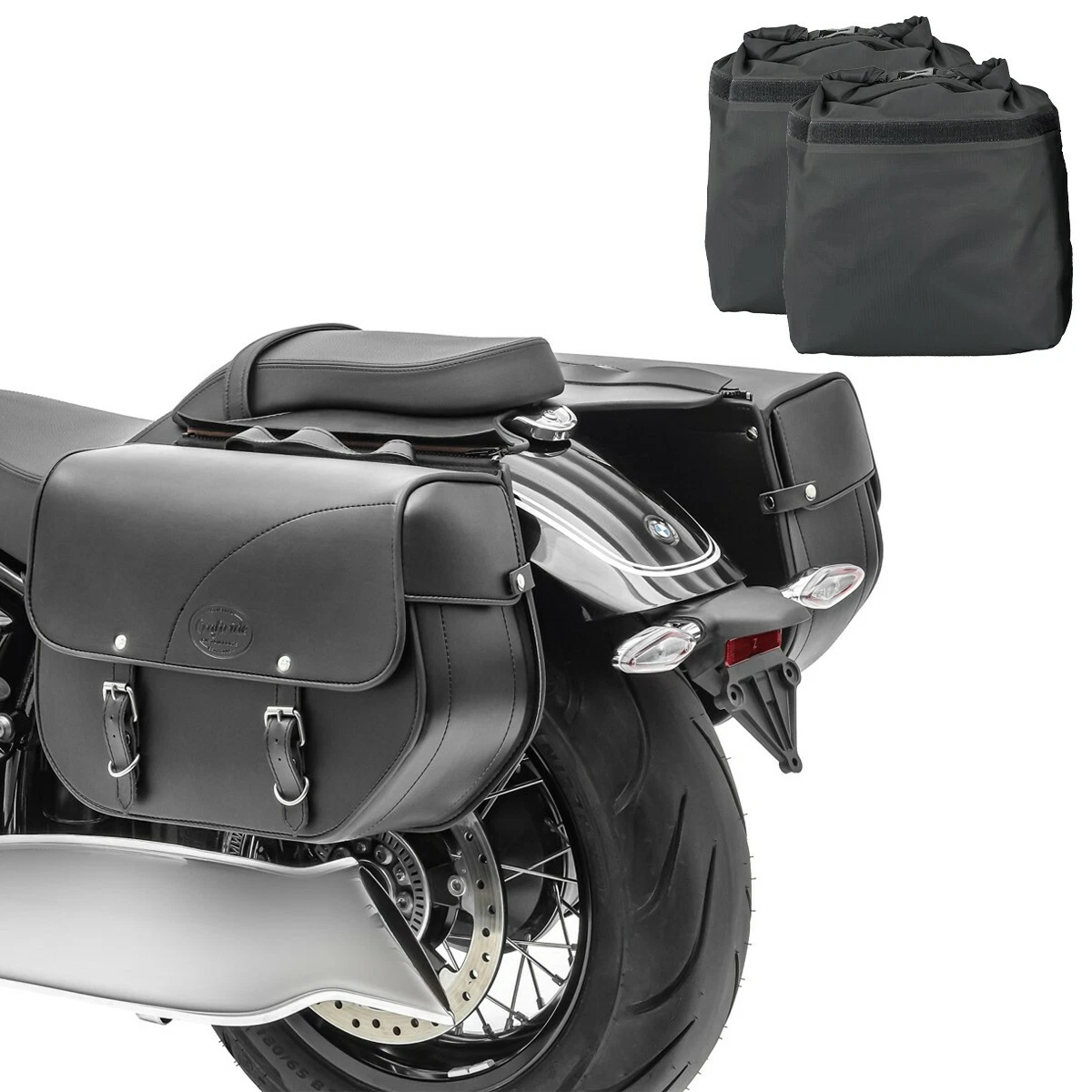 Saddle Bags for Triumph Bonneville SE Kentucky 30l black eBay