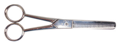 FRCOLOR Haarschere Mit Doppelzahn Aus Edelstahl – 17 Cm, Präzise, Rostfrei, Für Zu Hause & Salon