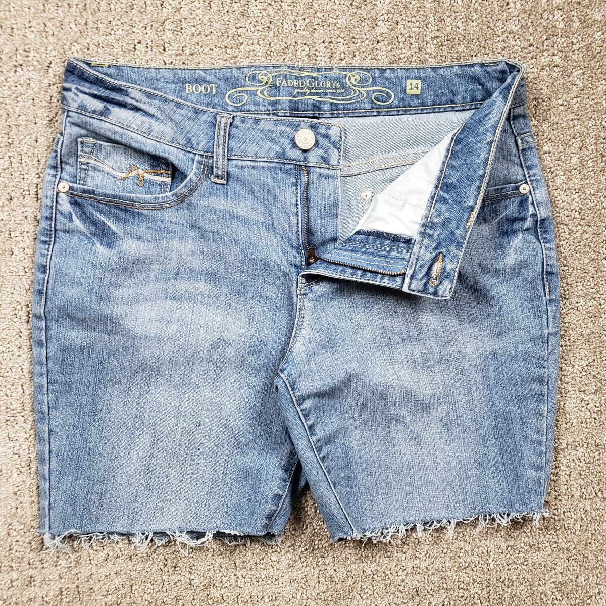 Faded glory shorts women cheap