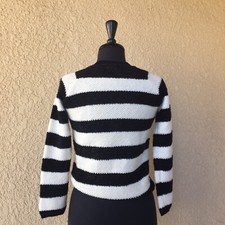 Little Marc Jacobs stripe sweater Jumper Black & White  