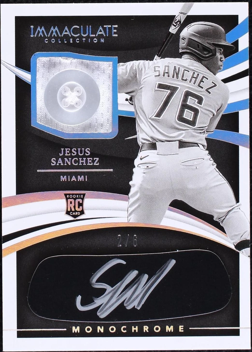 2021 Panini Immaculate Collection - Jesus Sanchez #MJ-JS