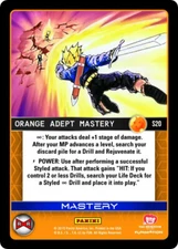 Dragon Ball Z DBZ TCG Panini Evolution Hi Tech S20 Orange Adept Mastery