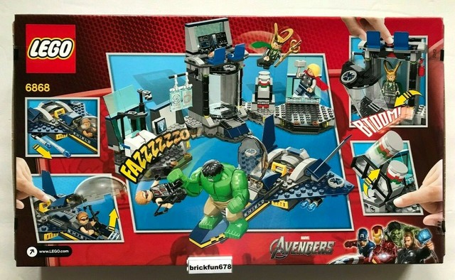 Lego Marvel Super Heroes 6868 Hulk's Helicarrier Breakout New Factory Sealed Box | eBay