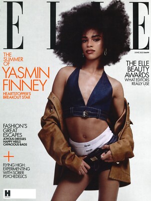 UK Elle Magazine Yasmin Finney, Cleo Sol, Simone Rocha, Octavia Bright June 2023